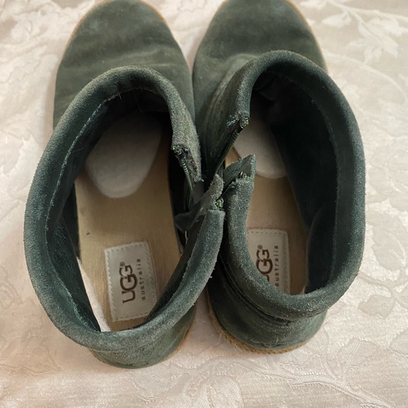 Ugg Green Booties Ankle Boots Women’s Size 7.5 - Picture 7 of 9